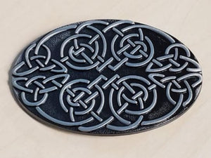 BU193 Celtic Knot Belt Buckle - Iris Fashion Jewelry