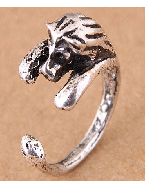 TR43 Silver Lion Toe Ring - Iris Fashion Jewelry