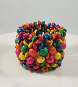 B868 Multi Color Layered Bead Bracelet - Iris Fashion Jewelry