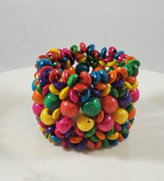 B868 Multi Color Layered Bead Bracelet - Iris Fashion Jewelry