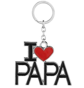 K86 I Love Papa Keychain - Iris Fashion Jewelry