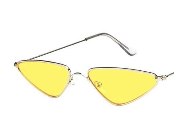 S426 Silver Metal Frame Yellow Lens Fashion Sunglasses - Iris Fashion Jewelry