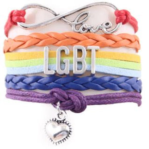 B789 LGBT Pride Layered Bracelet - Iris Fashion Jewelry