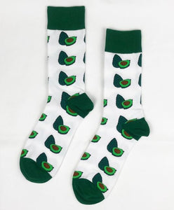 SF544 White Avocado Socks - Iris Fashion Jewelry