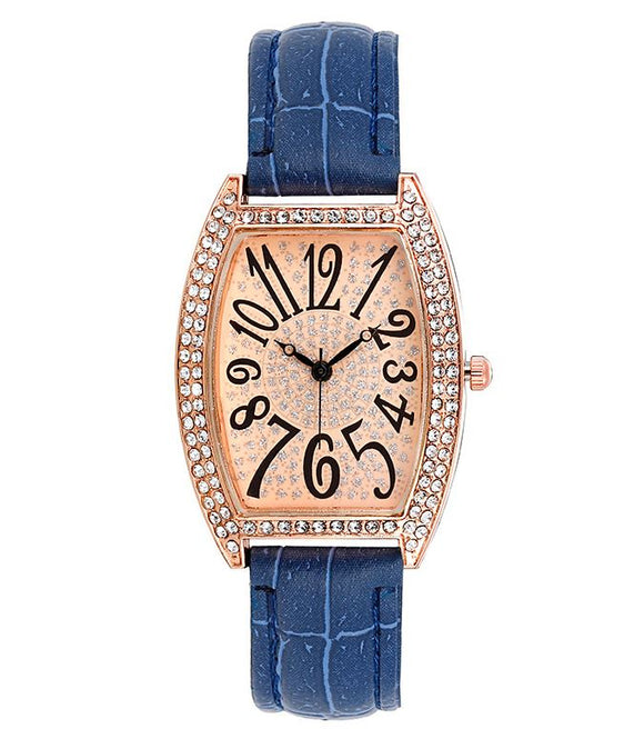 W375 Blue Sparkle Collection Quartz Watch - Iris Fashion Jewelry