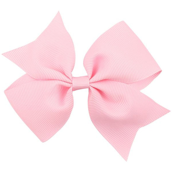 H823 Small Light Pink Bow Hair Clip - Iris Fashion Jewelry