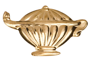F68 Lamp of Knowledge Tie Tack Lapel Pin - Iris Fashion Jewelry