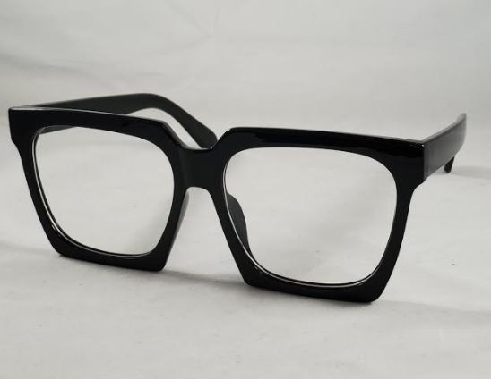 S39 Black Frame Clear Lens Fashion Sunglasses - Iris Fashion Jewelry