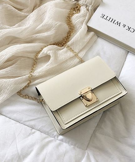 PB162 White Shoulder Bag - Iris Fashion Jewelry