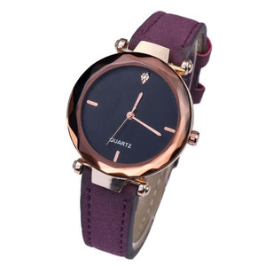 W265 Purple Band Gemstone Collection Quartz Watch - Iris Fashion Jewelry