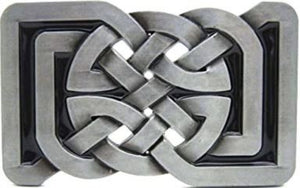 BU172 Celtic Knot Belt Buckle - Iris Fashion Jewelry