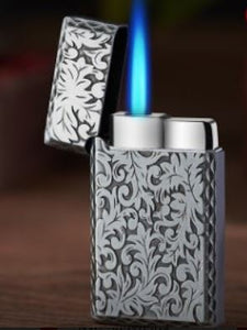 LT50 Silver Decorated Lighter - Iris Fashion Jewelry
