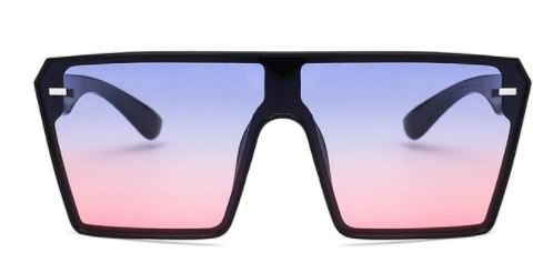 S345 Blue/Pink Lens Retro Sunglasses - Iris Fashion Jewelry