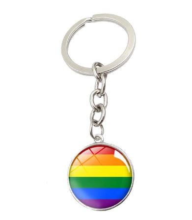 K47 Rainbow Pride Keychain - Iris Fashion Jewelry