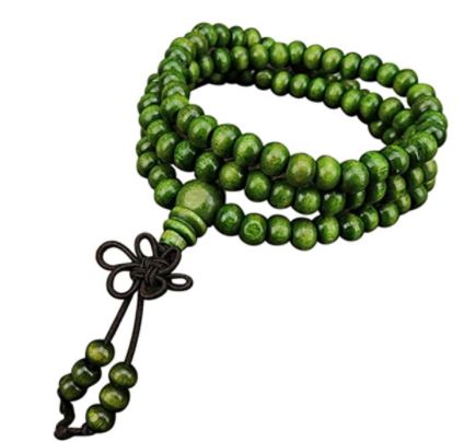 B670 Green Wood Beads Bracelet - Iris Fashion Jewelry
