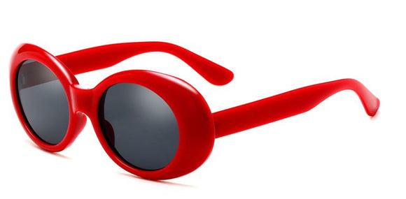 S77 Red Round Frame Sunglasses - Iris Fashion Jewelry