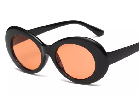 S373 Black Copper Lens Round Sunglasses - Iris Fashion Jewelry