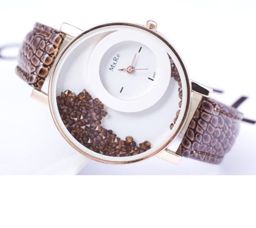 W70 Brown Confetti Collection Quartz Watch - Iris Fashion Jewelry