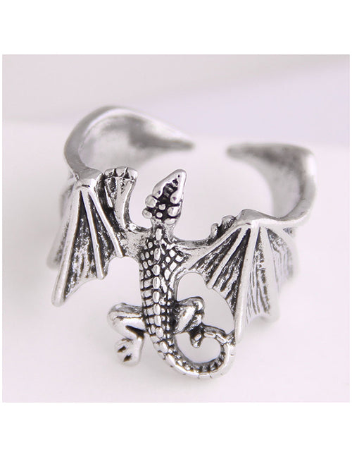 TR16 Silver Dragon Toe Ring - Iris Fashion Jewelry