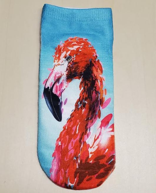 SF1017 Blue Flamingo Socks - Iris Fashion Jewelry