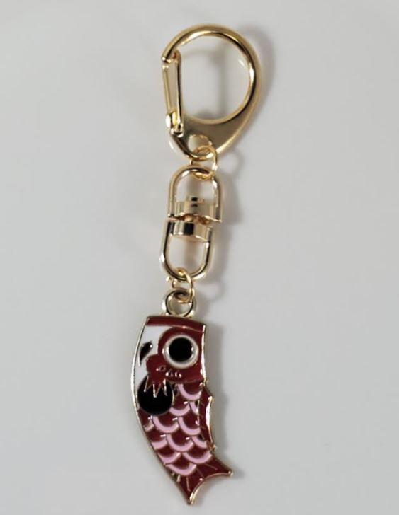 L105 Red & Pink Fish Zipper Pull - Iris Fashion Jewelry