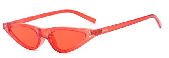 S388 Red Frame & Lens Cat Eye Sunglasses - Iris Fashion Jewelry