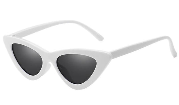 S129 White Frame Fashion Sunglasses - Iris Fashion Jewelry