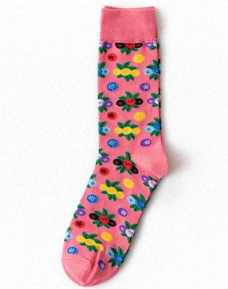 SF621 Pink Blueberry Socks - Iris Fashion Jewelry