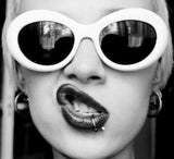 S78 White Round Frame Sunglasses - Iris Fashion Jewelry