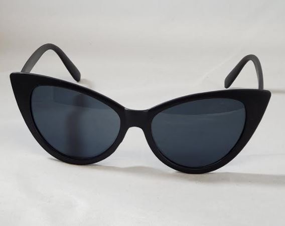 S164 Flat Black Frame Fashion Sunglasses - Iris Fashion Jewelry
