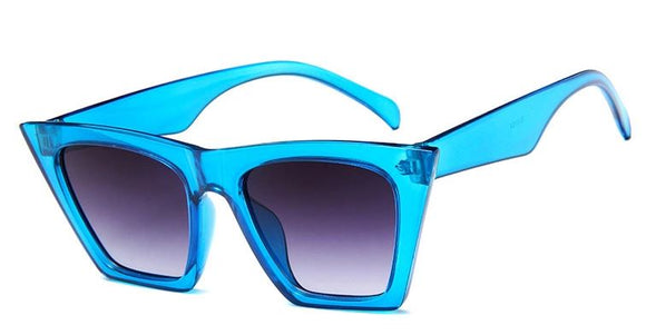 S403 Blue Frame Fashion Sunglasses - Iris Fashion Jewelry