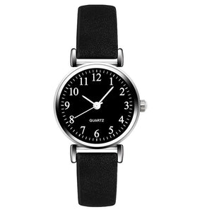 W544 Black Band Small Face Collection Quartz Watch - Iris Fashion Jewelry