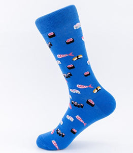 SF743 Royal Blue Sushi Socks - Iris Fashion Jewelry