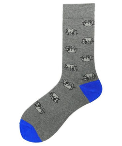 SF730 Gray Rhino Socks - Iris Fashion Jewelry