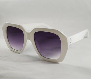 S471 White Frame Fashion Sunglasses - Iris Fashion Jewelry