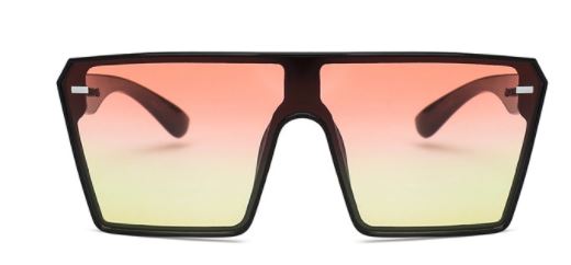 S346 Orange/Yellow Lens Retro Sunglasses - Iris Fashion Jewelry