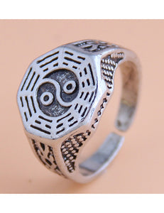 TR31 Silver Yin Yang Design Toe Ring - Iris Fashion Jewelry