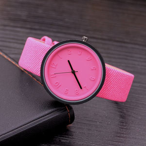 W102 Hot Pink Band Esquire Collection Quartz Watch - Iris Fashion Jewelry