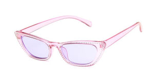 S368 Lavender Frame & Lens Silver Accent Sunglasses - Iris Fashion Jewelry