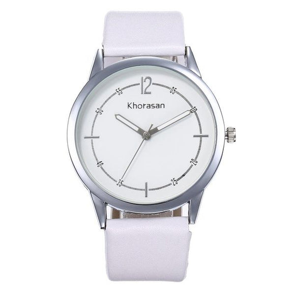 W251 Silver White Band Quartz Watch - Iris Fashion Jewelry