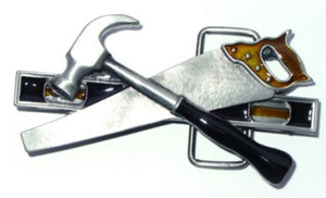 BU151 Carpenter Tools Belt Buckle - Iris Fashion Jewelry