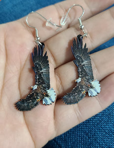 E1353 Eagle Acrylic Earrings - Iris Fashion Jewelry