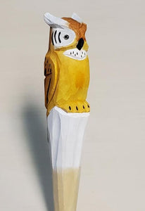 V103 Owl Wood Pen - Iris Fashion Jewelry
