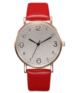 W382 Red Trendy Quartz Watch - Iris Fashion Jewelry