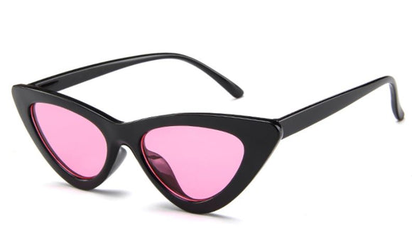 S131 Black Frame Pink Lens Fashion Sunglasses - Iris Fashion Jewelry