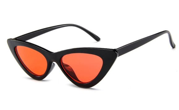 S134 Black Frame Orange Lens Fashion Sunglasses - Iris Fashion Jewelry