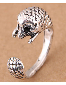 TR62 Silver Hedgehog Toe Ring - Iris Fashion Jewelry