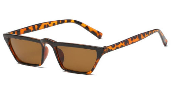 S97 Black Accent Leopard Print Frame Sunglasses - Iris Fashion Jewelry