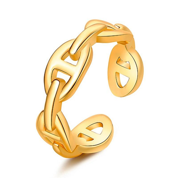 TR06 Gold Chain Design Toe Ring - Iris Fashion Jewelry