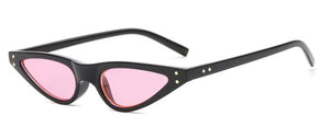 S386 Black Frame Pink Lens Cat Eye Sunglasses - Iris Fashion Jewelry